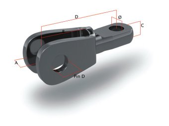 Toggles For Rigging Screw OS SS AISI 316