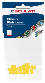 Osculati 01.500.10GI - Chain Marker, Yellow 10 mm