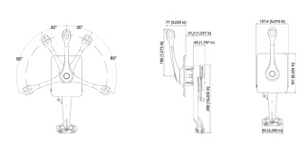 Ultraflex 42076Y - B400 Motor Control Side Mount