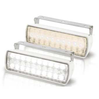 Hella Sea Hawk XL 9-32V - Spreadlight, Warm White/White Light Colour, White Housing