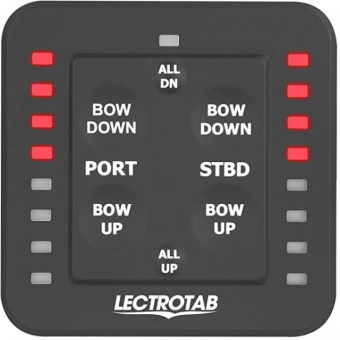 Lectrotab KASL12X12 12" x 12" Trim Tab Kit with 6' Cable Actuators