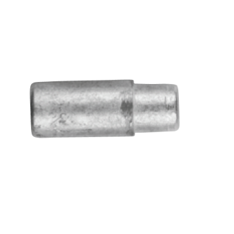 Tecnoseal Lombardini Pencil Anode Ø10 × 18 mm with Optional 1/4" BSPT Brass Plug