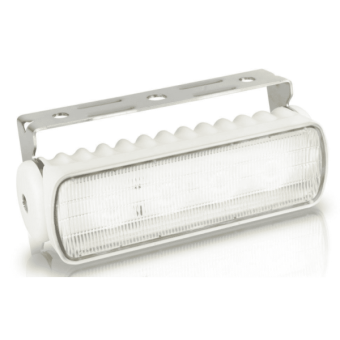 Hella Sea Hawk R LED 9-33V - Spreadlight, Warm White Light, White Housing