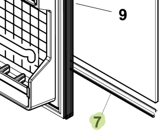 Isotherm SGC00297AA – Profile for Fixing Panel for Cruise CR130 C-Series (Classic, Elegance, Clean Touch) Fridges