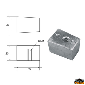 Trem L8146304 - Anodes For Engines Yamaha-Mariner