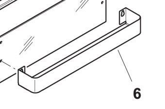 Isotherm SGC00435AA – Metal Retainer for Small DrawerDR85 Inox Refrigerator