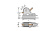 Antal 623.492 - Aluminum/Stainless Steel Genoa Car 40x8, With Sliding Inserts, 160x60x142mm, Swl 3800kg