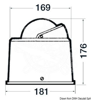 Osculati 25.030.00 - RIVIERA BW4 Compass 5"