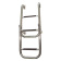Lalizas 70146 - Folding Ladder 1+2 Steps Stainless Steel 316 Ø25mm 305x810mm
