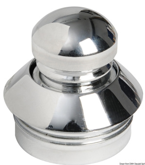 Osculati 38.181.32 - Chromed Brass Knob+Ring 19 mm