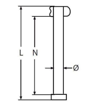 A2 Snap Studs Ø6 X 65mm