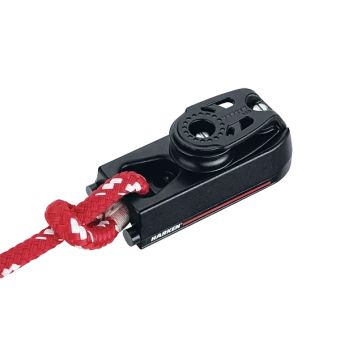 Harken 1633 - 27mm MR Double Traveller Block With Cleat (2 pcs)