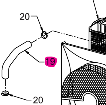 Northern Lights 145536630 - Hose, Radiator Outlet 