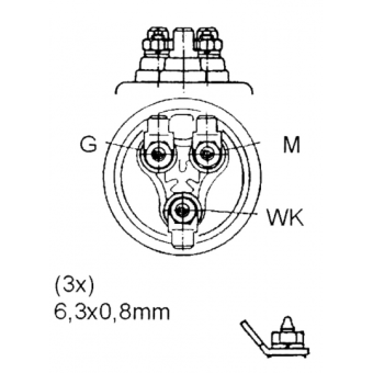 VDO VDO Sensor - Oil Pressure - B4 5 Bar - 1/8-27NPTF - With Alarm At 0,8 Bar