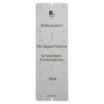 Berker 1, 2 and 3 Way Drilling Template