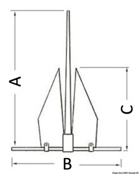 Lewmar LFX Anchor Anodized Aluminum