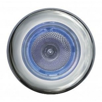 Hella Marine 2JA 343 980-152 - White LED Spot Light With Blue Ambient Ring, Polished Stainless Steel Rim
