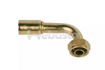 Webasto 6270108FG162A - Reducing Fitting Female 13/32 Inch 90 Degrees Rotalock 1 14uns 2B (Previous: 70108FG162)