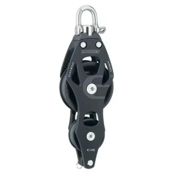 Harken 6233 - 45mm Aluminum Element Fiddle Block Swivel, Becket