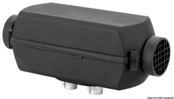 Osculati 50.254.12 - Air Heater 4D 12V Marine Small Set