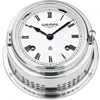 WEMPE BREMEN II Chrome Porthole Barometer Ø 150 x 75 mm