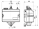 Vetus WW25WH - 25 Liter Waste Water Tank. Wall-Mounted