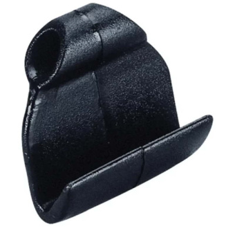 Nuova Rade 28112 - Hook For Inflatable Boat Cover, 40x40mm, Ø6mm Rope, Black