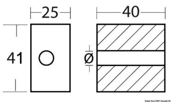 Osculati 43.317.11 - Aluminium Leg Anode 50/200 HP Ø 3/8" x 16