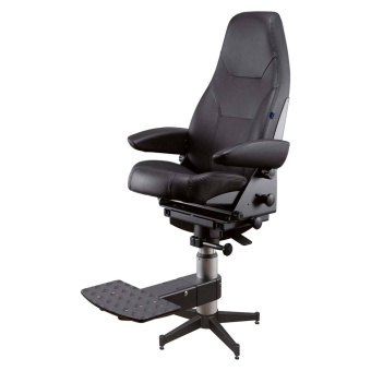 Norsap 6027 - 1000 Comfort Seat With Five Star Base 65/79 Black