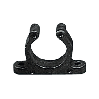 Nuova Rade 45242 - Plastic Support Clip, Screwed, Ø45mm, Black (20 pcs)