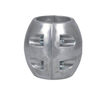 Super Marine Zinc Shaft Rounded Anode Ø55