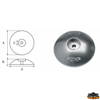 Trem L8120014 - Anodes For Hull And Transoms