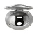 Osculati Elissa Stainless Steel Boat Shower 118x97 mm with Tiger Shower Head with White Nylon Hose 2,5 meter - 15.303.60