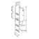Nuova Rade 55697 - Foldable Ladder, 2+3 Steps, Stainless Steel 316, 180⁰, 1300x325mm