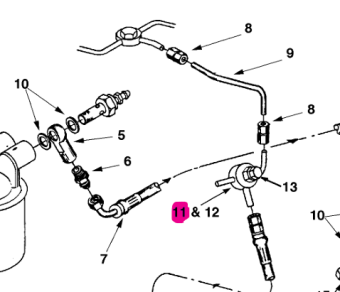 Northern Lights 21-55406 - Connector Assembly with Nuts & Ferrules 