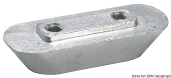 Osculati 43.315.22 - Aluminium Plate Anode 10/50 HP