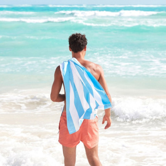 Dock & Bay Beach Towel Cabana Tulum Blue XL