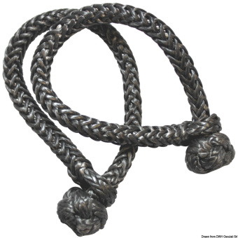 Osculati 08.310.07 - Soft Shackle In Black Dyneema - 7 mm