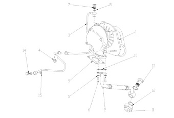 Nanni Diesel 970314974 - ASSY TURBO CHARGER for N4.85 N4.100