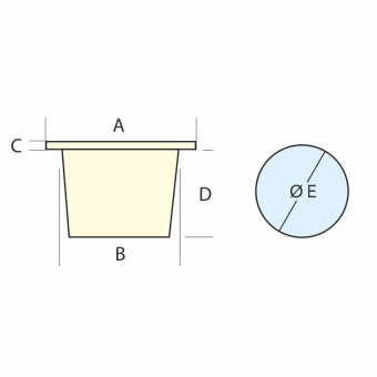 Nuova Rade 196401 - Case For Shower Head, Square, W/Lid, 95x95mm, Cream