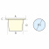 Nuova Rade 196401 - Case For Shower Head, Square, W/Lid, 95x95mm, Cream