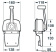 Osculati 45.252.00 - ULTRAFLEX Single Lever Control Box B73