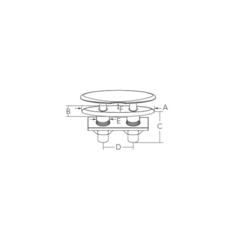 Marine Town Foldaway Cleats 108 mm