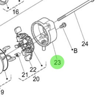 Nanni Diesel 970314946 - Starter Support Assembly for N4.85 and N4.100 Engines