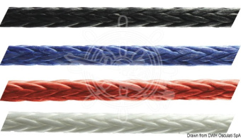 Osculati 06.426.60RO - Marlow Excel D12 Braid, Red 6 mm (200 m)