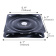 Hollex Rotating Plate Black 15x17x17cm