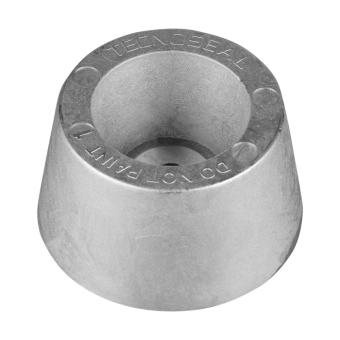 Tecnoseal 03503 Zinc Vetus-Type Conical Plate Sacrificial Anode Ø79x45 mm
