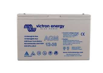 Victron Energy BAT412038081 - AGM Super Cycle Battery 12V/38Ah