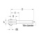 Ronstan RF1509M0304 Fork Swage Terminal for 3mm Metric Wire