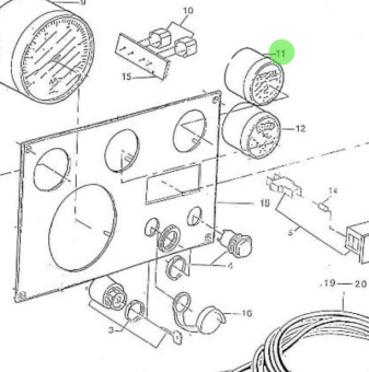Nanni Diesel 48201002 - Revolution Counter for 4.340TDI Engines